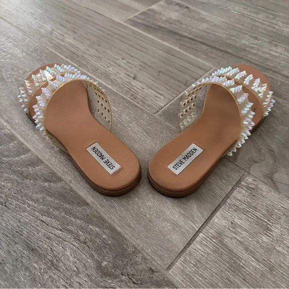 Steve Madden Iridescent Blizie Sandals - Picture 8 of 11